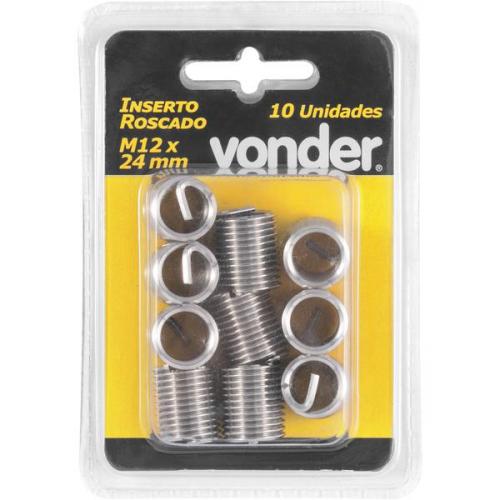 Inserto roscado M12 x 24 mm Inserto roscado M12 x 24 mm