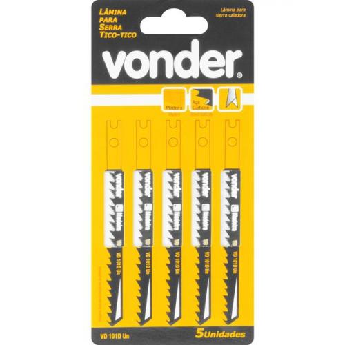 Lâmina serra tico-tico para madeira com 5 peças Lâmina serra tico-tico para madeira com 5 peças