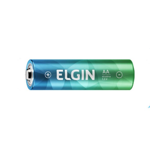 Pilha alcalina pequena AA com 4 unidades Pilha alcalina pequena AA com 4 unidades