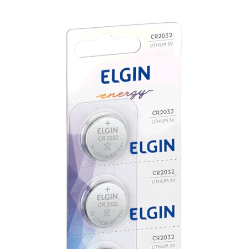 Bateria de Lítio 3V com 5 unidades - CR2032 Bateria de Lítio 3V com 5 unidades - CR2032