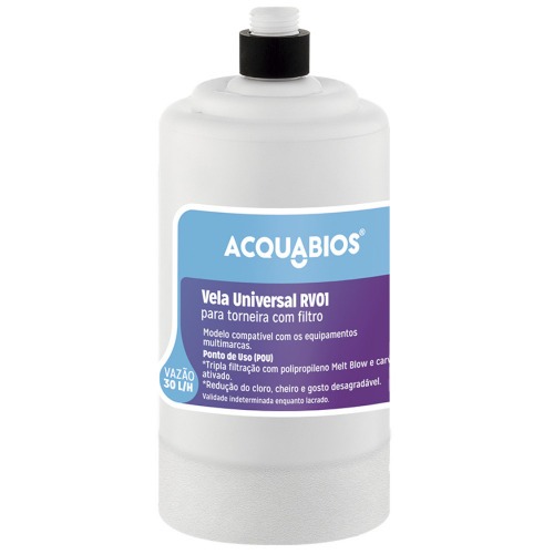 Refil vela universal para torneira com filtro acqua bella/vitale - RV01 Refil vela universal para torneira com filtro acqua bella/vitale - RV01