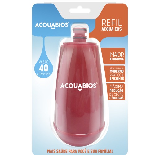 Refil blindado para torneira com filtro Acqua E05