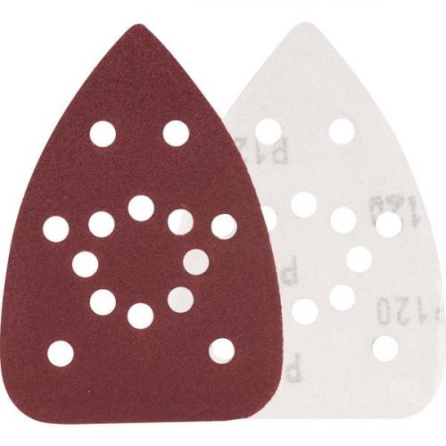 Lixa delta com costado em pluma 140 x 140 x 93 mm gr�o 120 com 10 pe�as  