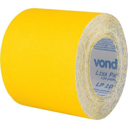 Lixa papel em rolo 120 mm x 25 m G 180 -  LP 100