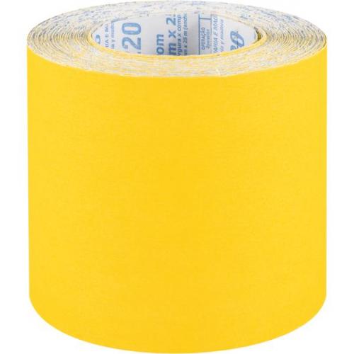 Lixa papel em rolo 120 mm x 25 m G 220 -  LP 100