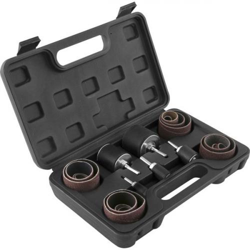 Jogo de lixas tubulares para furadeira/parafusadeira com 25 pe�as