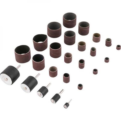 Jogo de lixas tubulares para furadeira/parafusadeira com 25 pe�as