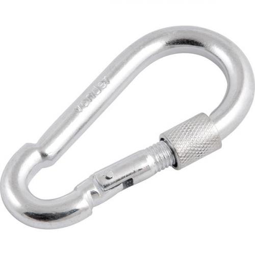 Mosquetão com trava roscada 9 mm x 90 mm Mosquetão com trava roscada 9 mm x 90 mm