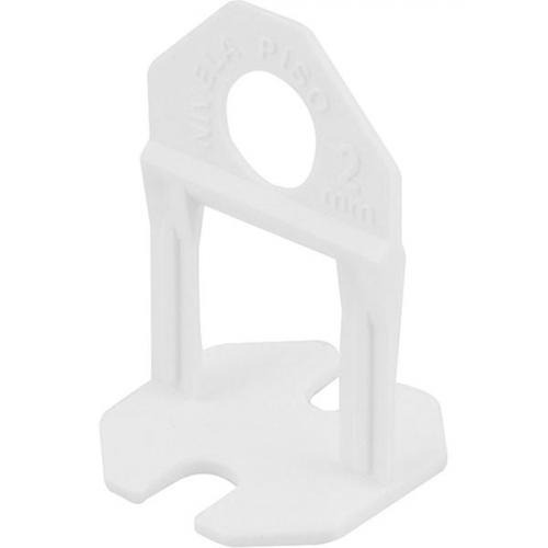 Espaador e nivelador para piso 2 mm com 100 peas