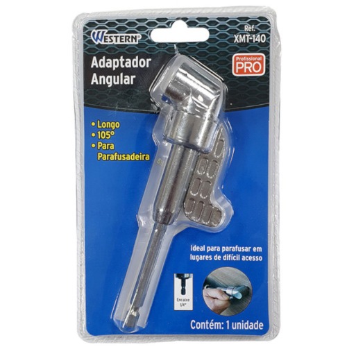 Adaptador angular 105� de soquete longo encaixe 1/4