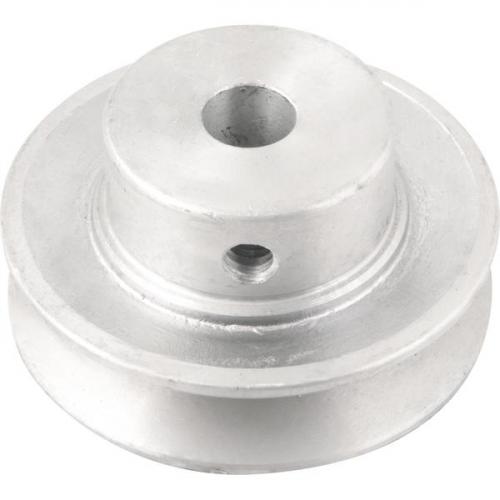 Polia de alumnio 1 canal perfil A 70 mm com furo de 1/2