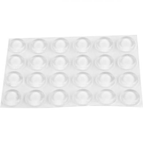 Protetor adesivo multiuso 12 mm com 24 peças Protetor adesivo multiuso 12 mm com 24 peças