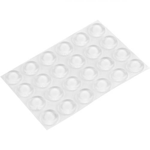 Protetor adesivo multiuso 12 mm com 24 peças Protetor adesivo multiuso 12 mm com 24 peças