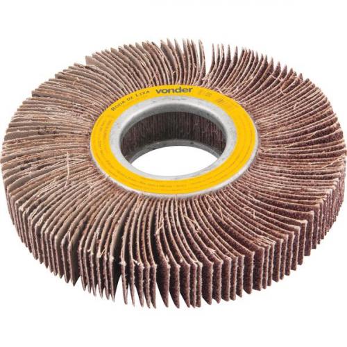 Roda de lixa 150 mm x 25 mm sem haste gro 50 