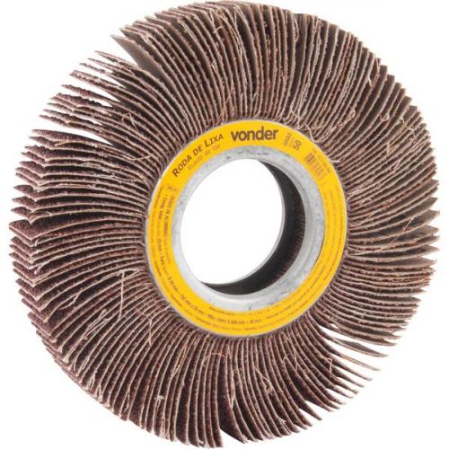 Roda de lixa 150 mm x 25 mm sem haste gro 50 