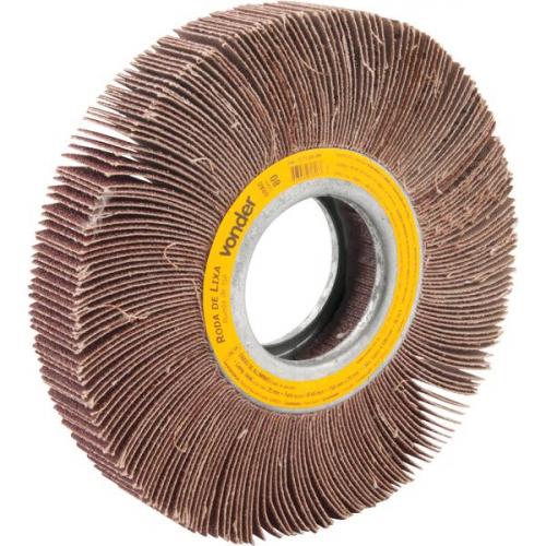 Roda de lixa 150 mm x 25 mm sem haste gro 80 