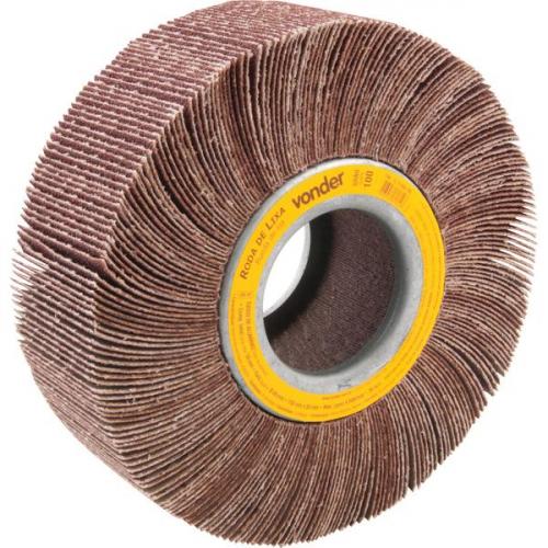 Roda de lixa 150 mm x 50 mm sem haste gr�o 100 