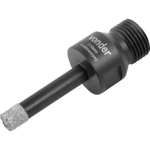 Serra copo diamantada 10 mm para esmerilhadeira 