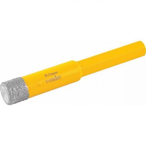 Serra copo diamantada 12 mm com haste 8,3 mm Serra copo diamantada 12 mm com haste 8,3 mm