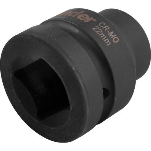 Soquete sextavado de impacto 22 mm encaixe 1 Soquete sextavado de impacto 22 mm encaixe 1