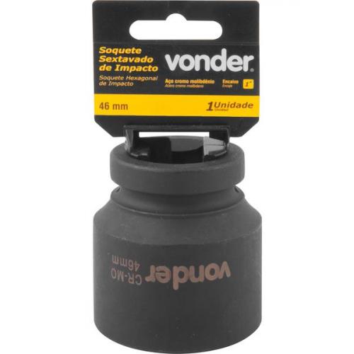 Soquete sextavado de impacto 46 mm encaixe 1