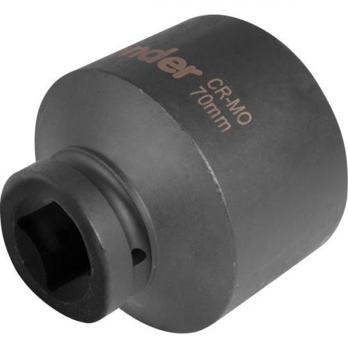 Soquete sextavado de impacto 70 mm encaixe 1