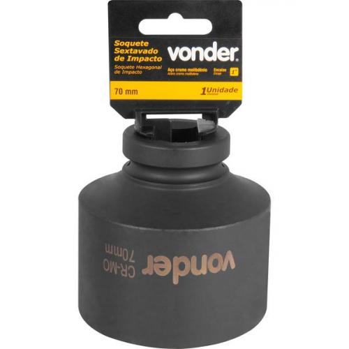 Soquete sextavado de impacto 70 mm encaixe 1