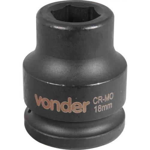 Soquete sextavado de impacto 18 mm encaixe 3/4