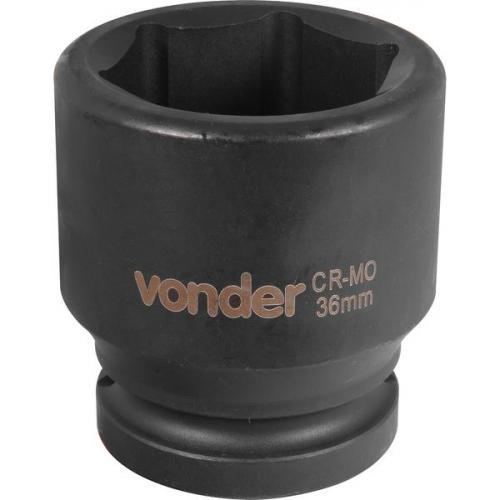 Soquete sextavado de impacto 36 mm encaixe 3/4