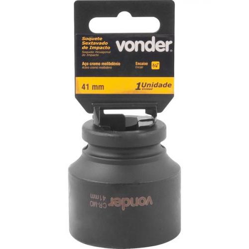 Soquete sextavado de impacto 41 mm encaixe 3/4