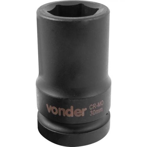 Soquete sextavado de impacto longo 30 mm encaixe 1
