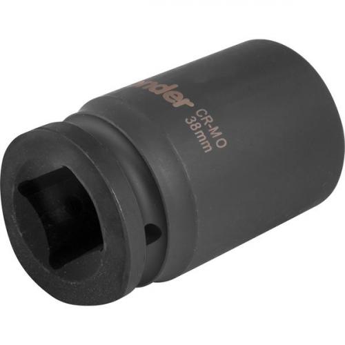 Soquete sextavado de impacto longo 38 mm encaixe 1