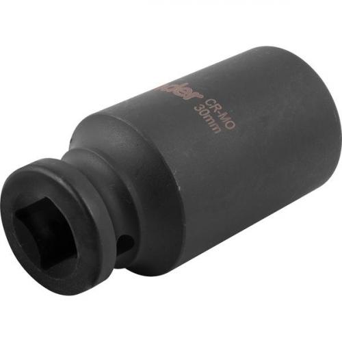 Soquete sextavado de impacto longo 30 mm encaixe 1/2