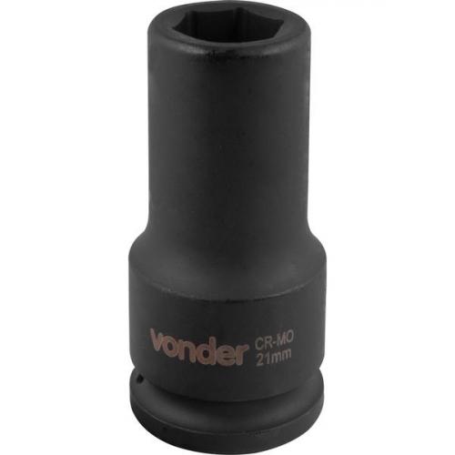 Soquete sextavado de impacto longo 21 mm encaixe 3/4 Soquete sextavado de impacto longo 21 mm encaixe 3/4