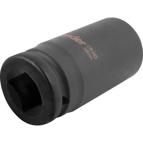 Soquete sextavado de impacto longo 30 mm encaixe 3/4