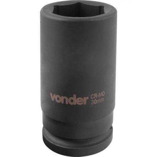 Soquete sextavado de impacto longo 30 mm encaixe 3/4