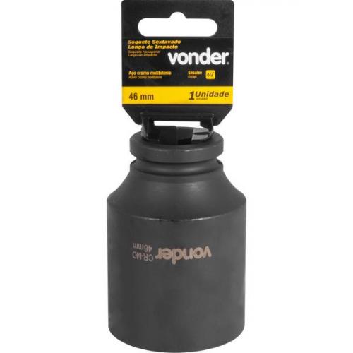 Soquete sextavado de impacto longo 46 mm encaixe 3/4