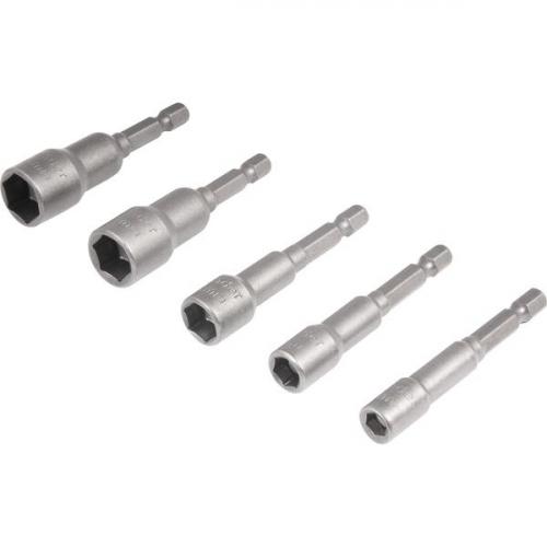 Jogo de soquete magntico 6 a 13 mm encaixe de 1/4'' com 5 peas - 3039000500
