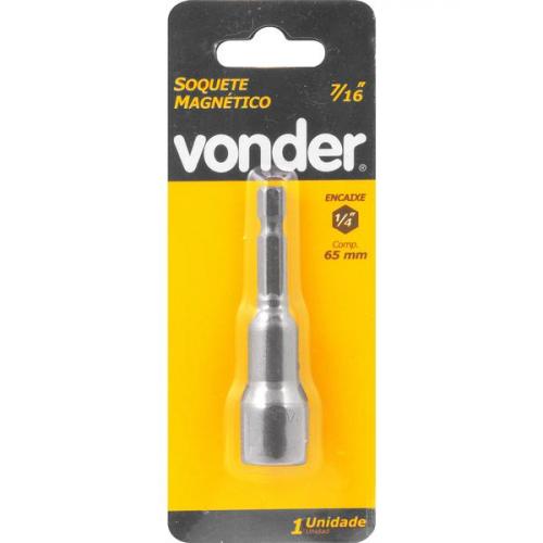 Soquete magntico sextavado 7/16