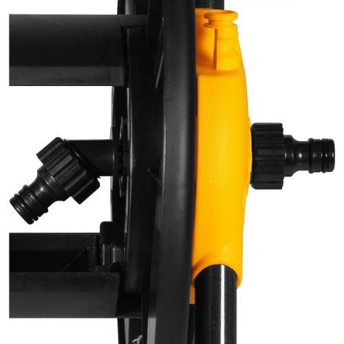 Suporte para mangueira com rodas sem mangueira  