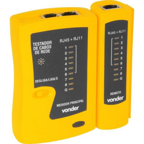 Testador de cabos de rede RJ11 / RJ12 e RJ45 - 38.70.111.245 Testador de cabos de rede RJ11 / RJ12 e RJ45 - 38.70.111.245