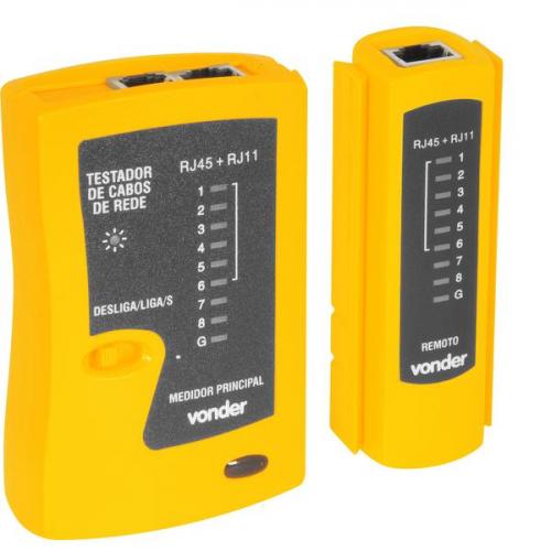 Testador de cabos de rede RJ11 / RJ12 e RJ45 - 38.70.111.245 Testador de cabos de rede RJ11 / RJ12 e RJ45 - 38.70.111.245