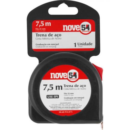 Trena curta de ao 7,5 m x 25 mm 