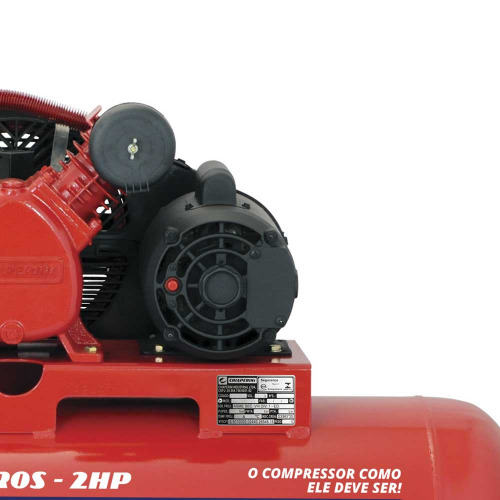 Compressor de ar 10 p�s 110L 2 hp 140 libras monof�sico - 10/110 RED