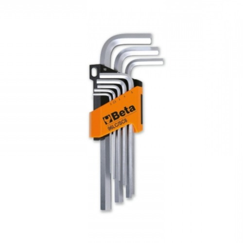 Jogo de chave allen longa 2 a 10 mm com 8 peças - 96LC/SC8 Jogo de chave allen longa 2 a 10 mm com 8 peças - 96LC/SC8