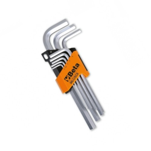 Jogo de chave allen longa 2 a 10 mm com 8 peças - 96LC/SC8 Jogo de chave allen longa 2 a 10 mm com 8 peças - 96LC/SC8
