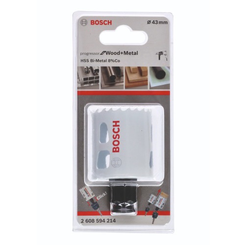 Serra copo bimetal 43 mm para madeira e metal Serra copo bimetal 43 mm para madeira e metal