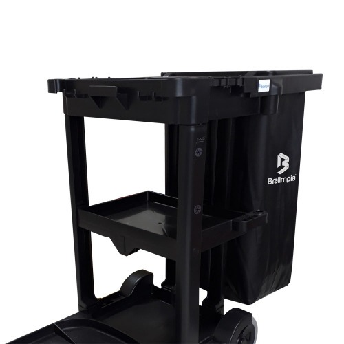 Carro funcional com bolsa 90L América Black - CFBLACKT Carro funcional com bolsa 90L América Black - CFBLACKT