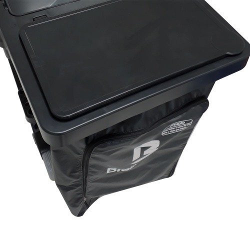 Carro funcional com bolsa 90L América Black - CFBLACKT Carro funcional com bolsa 90L América Black - CFBLACKT