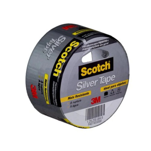 Fita adesiva 45 mm x 25 m - Silver tape Fita adesiva 45 mm x 25 m - Silver tape